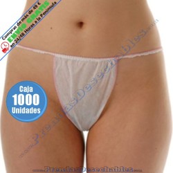 Tanga Dama Mini PP TST Blanco