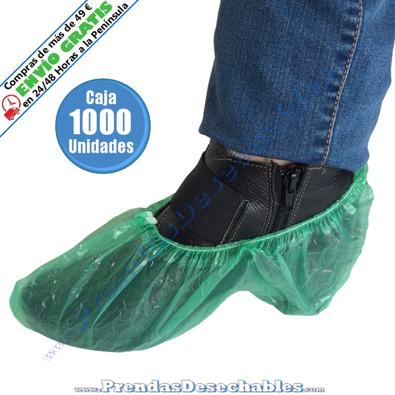 Cubrezapatos de Polietileno Verde