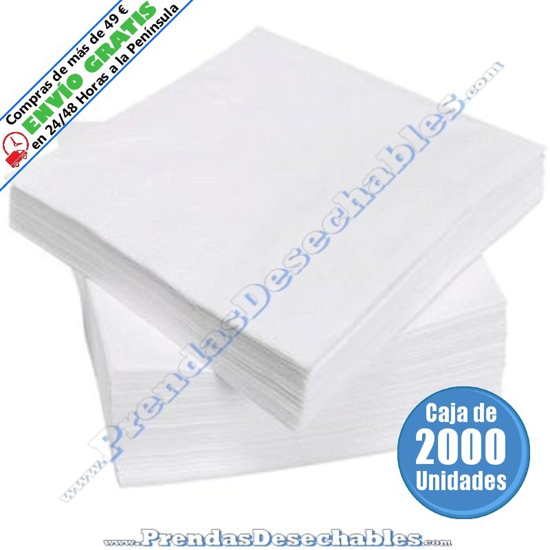 Toalla Spunlace 30 x 40 cm Manicura Pedicura Blanco