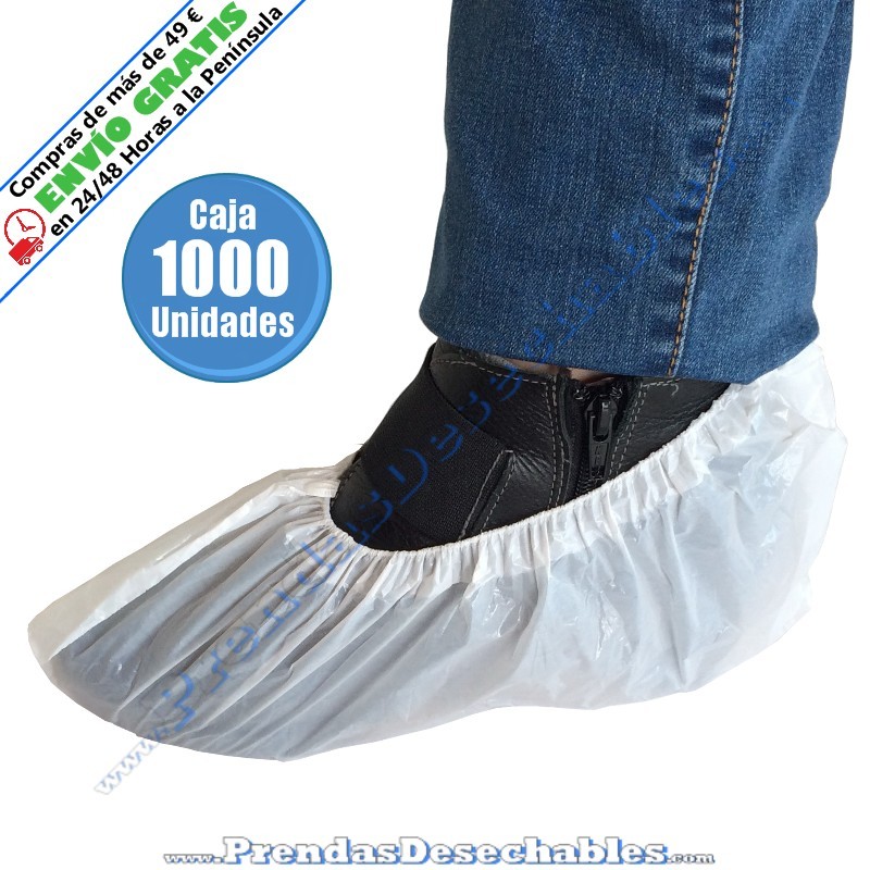 Cubrezapatos No Impermeable Polietileno de Alta Densidad Gris Universal -  Grainger México