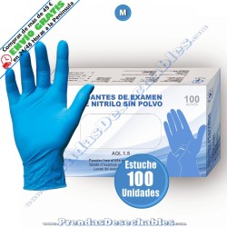 Guantes de Nitrilo Azul Alba