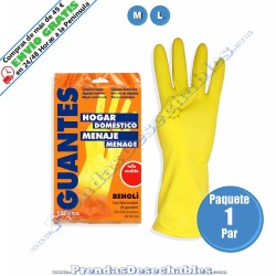 Guantes de Látex Flocado...