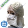 Gorro Integral o Burka de PP TST Blanco con Mascarilla